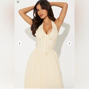 Cutesy Gauze Maxi Dress - Butter Yellow